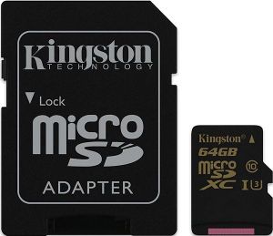 MicroSDHC 64GB 10MB/s Class10